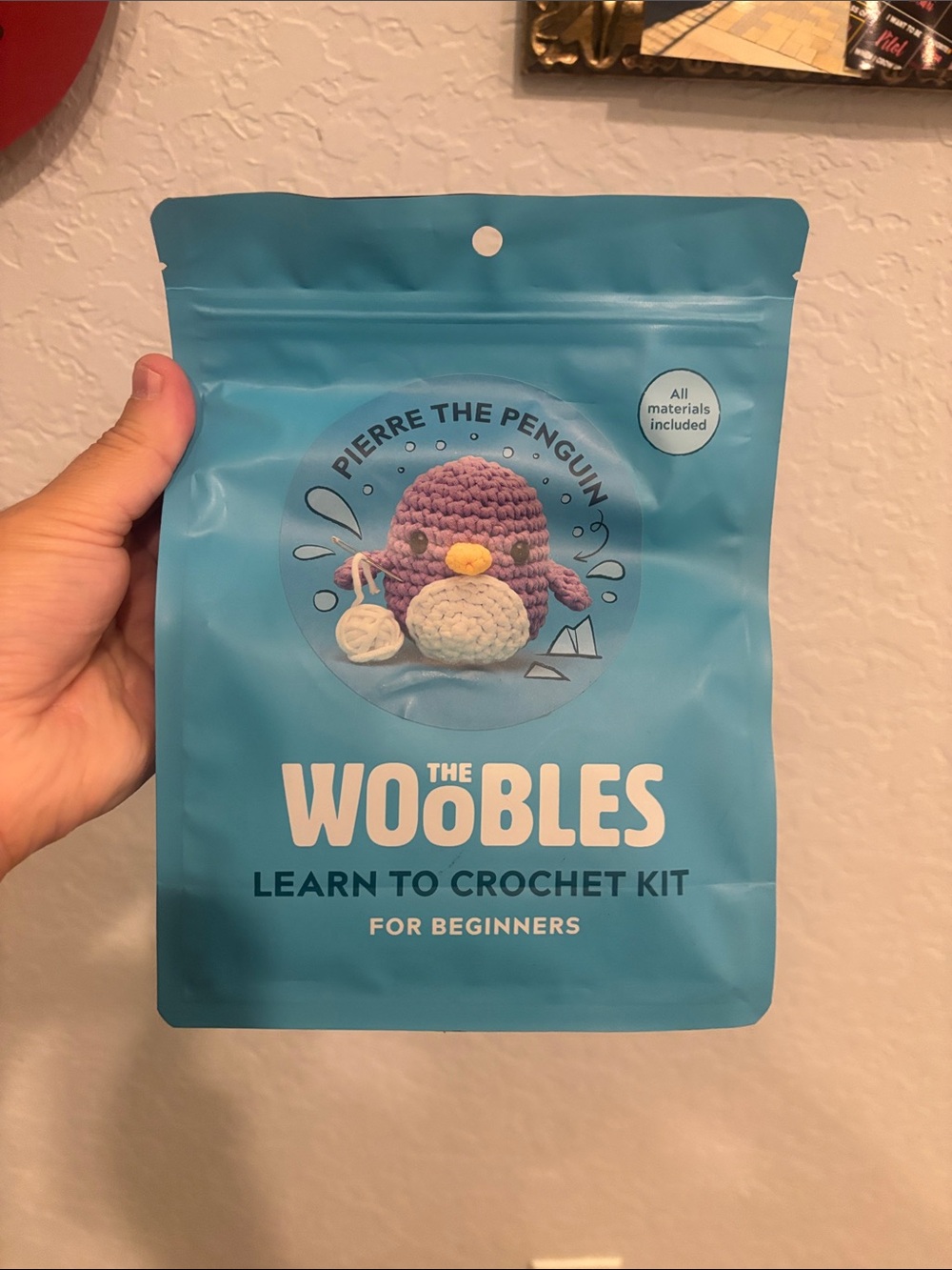 NWT The Woobles "Pierre the Penguin" Crochet Kit